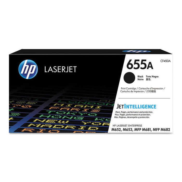 HP CF450A Color Laserjet M652dn655A Black Toner HEWLETT-PACKARD