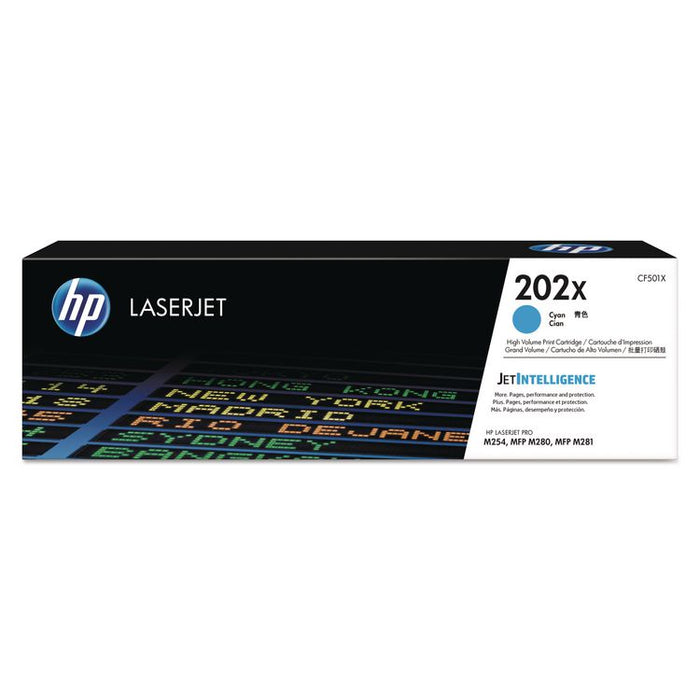 HP CF501X 202X High Yield Cyan Toner HEWLETT-PACKARD