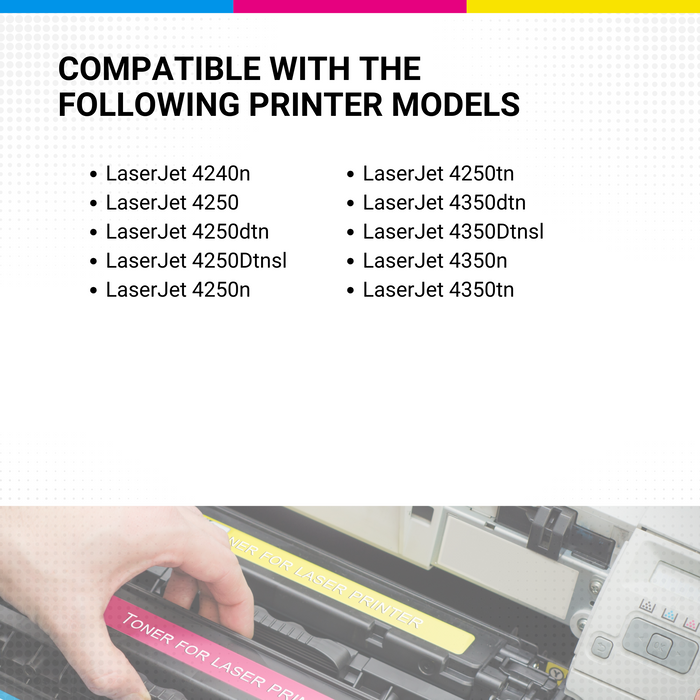 CW Outlet & Supplies Compatible Q3842A 38A / 42A Black Toner HEWLETT-PACKARD