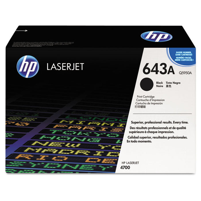 HP Q5950A 643A Black Toner HEWLETT-PACKARD