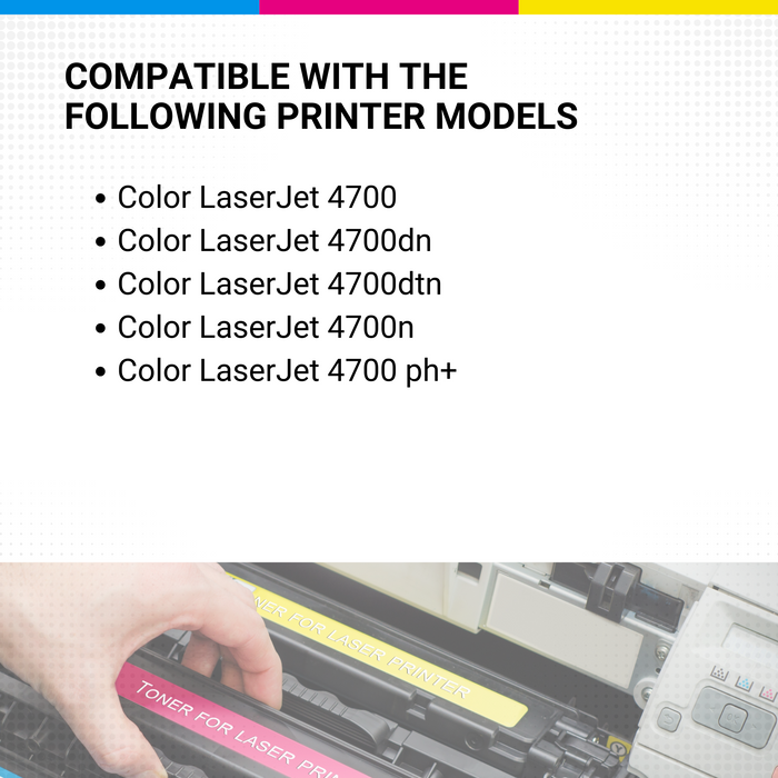 CW Outlet & Supplies Compatible Q5953A 643A Magenta Toner HEWLETT-PACKARD