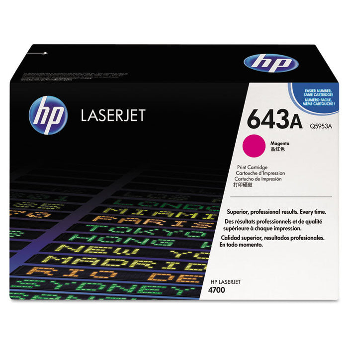HP Q5953A 643A Magenta Toner HEWLETT-PACKARD