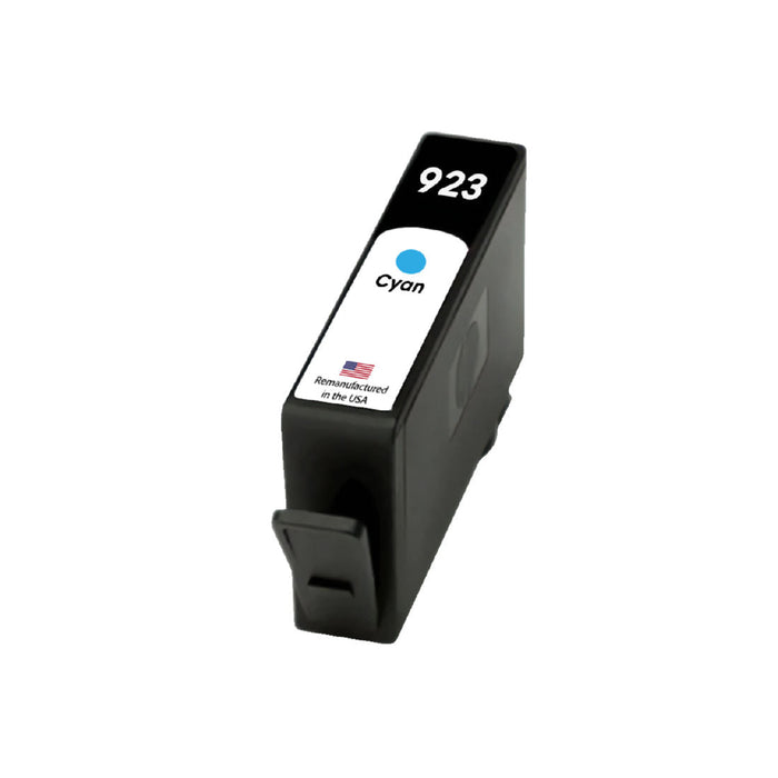 U.S. Remanufactured for HP 923 (4K0T0LN) Standard Yield Cyan Ink Cartridge