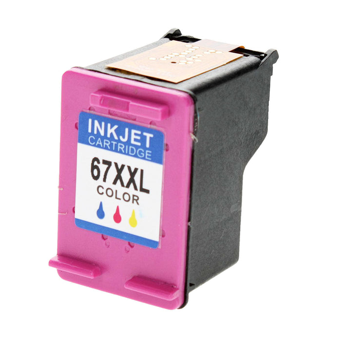 HP Remanufactured 6ZA16AN HP 67XXL Extra High Yield Color Ink Cartridge