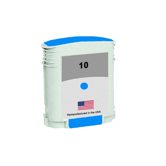 U.S. Remanufactured for HP 10 (C4841A) Cyan Ink Cartridge