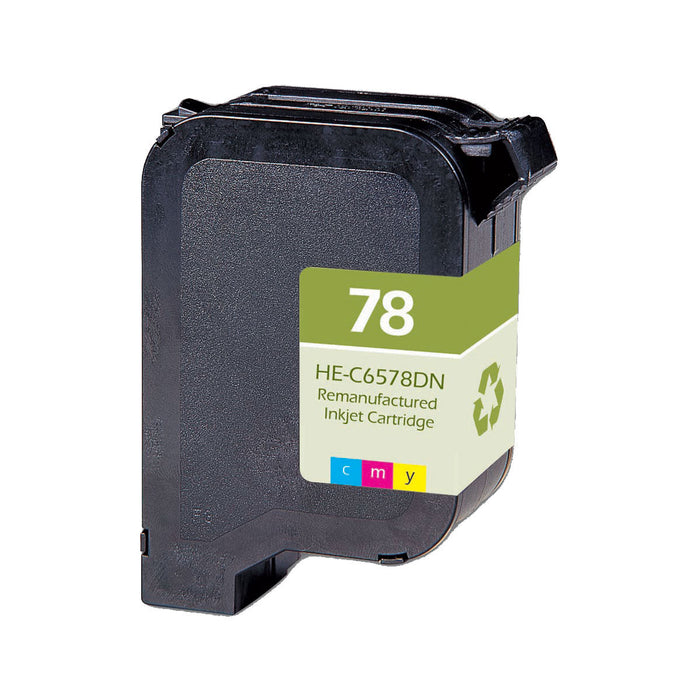 Remanufactured HP 78 (C6578DN) InkJet Cartridge, Color, 560 Yield