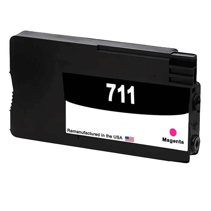 U.S. Remanufactured for HP 711 29-ml (CZ131A) Magenta Ink Cartridge New Chip
