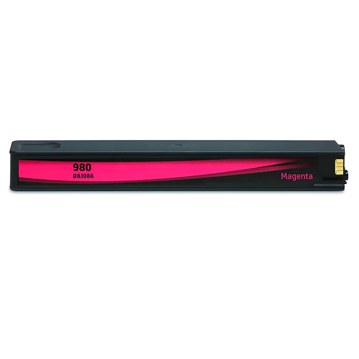 U.S. Remanufactured for HP 980 (D8J08A) Magenta Ink Cartridge New Chip