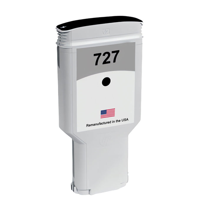 U.S. Remanufactured for HP 727 300ml (F9J79A) Photo Black Ink Cartridge