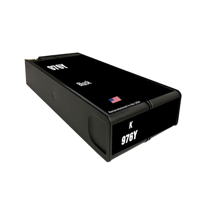 U.S. Remanufactured for HP 976Y (L0R08A) Black Extra High Yield Ink Cartridge