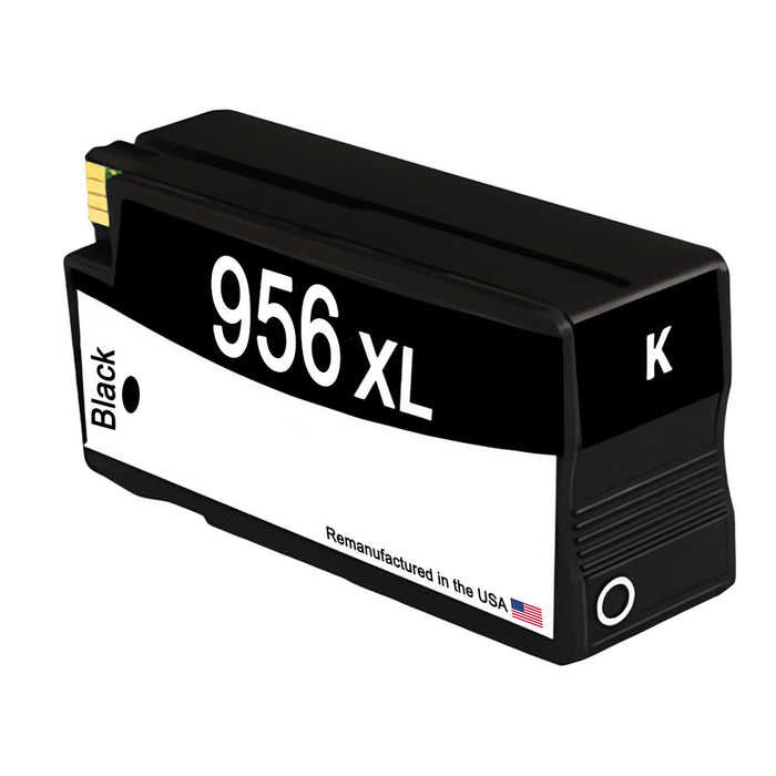 U.S. Remanufactured for HP 956XL (L0R39AN) Black Ink Cartridge