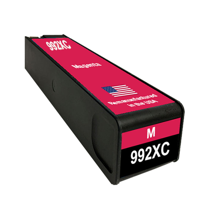 U.S. Remanufactured for HP 992XC (M0K11XC) Magenta Ink Cartridge