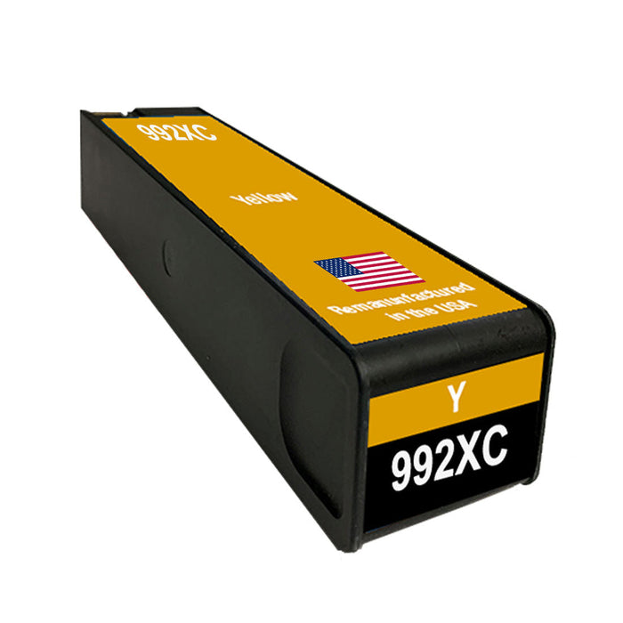 U.S. Remanufactured for HP 992XC (M0K26XC) Yellow Ink Cartridge OEM Chip