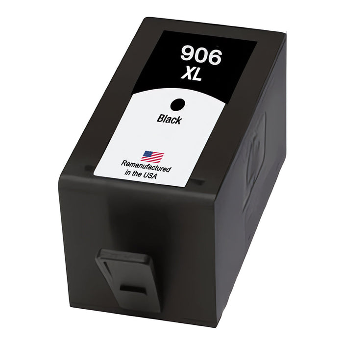U.S. Remanufactured for HP 906XL (T6M18AN) Black Ink Cartridge New Chip