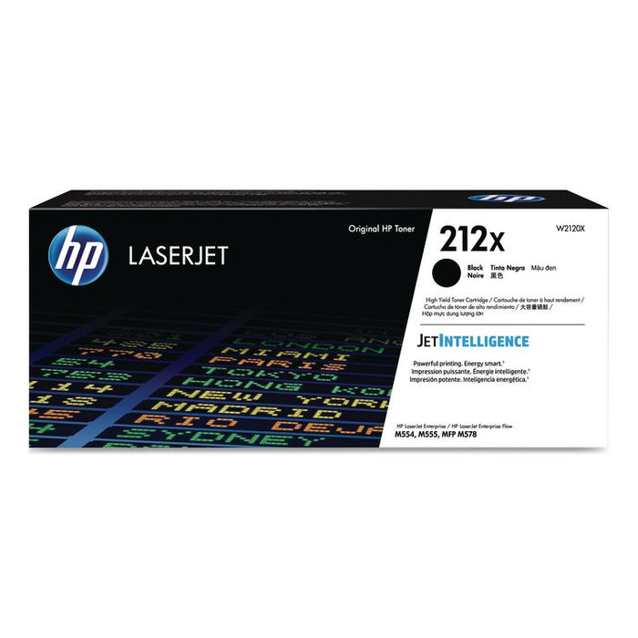 HP W2120X Color Laserjet M554dn 212x High Yield Black Toner HEWLETT-PACKARD