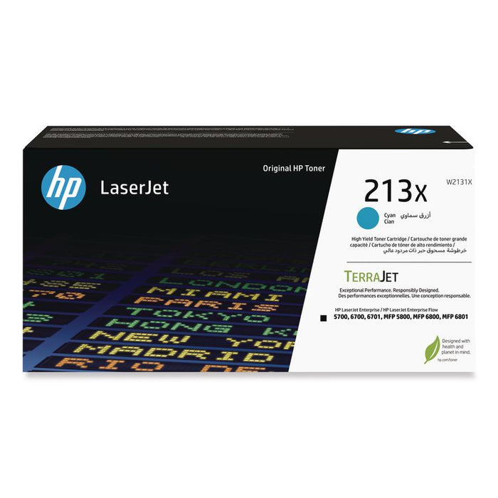 HP Color Laserjet 6800dn W2131X 213x High Yield Cyan Toner HEWLETT-PACKARD