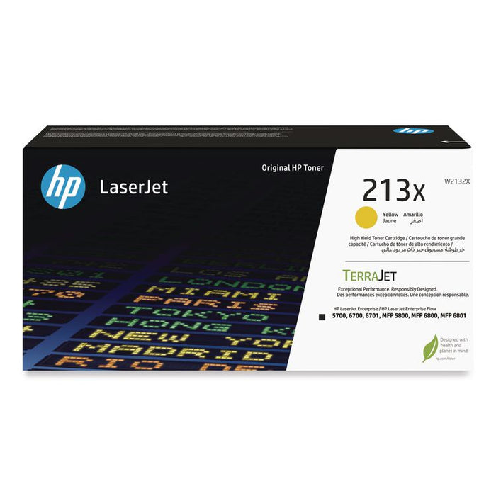 HP Color Laserjet 6800dn W2132X 213x High Yield Yellow Toner HEWLETT-PACKARD