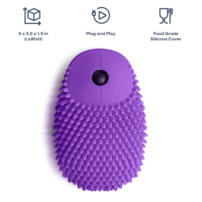 Hedgehog HHG2993314GRPE Hoglet Fidget Computer Mouse, Grape
