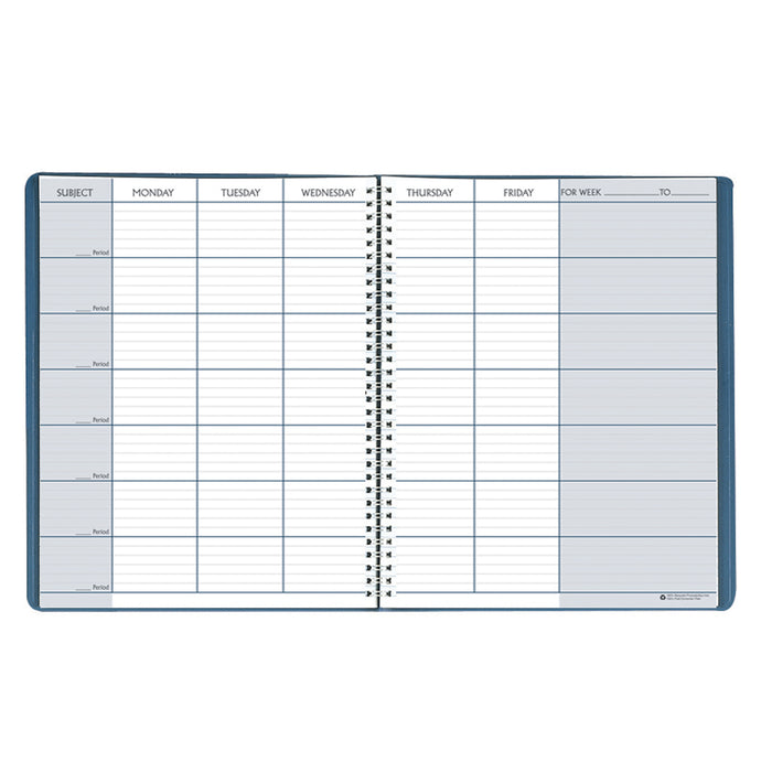 House of Doolittle HOD50907 Teacher's Planner, 45 Weeks, Blue, 8-1/2" x 11"