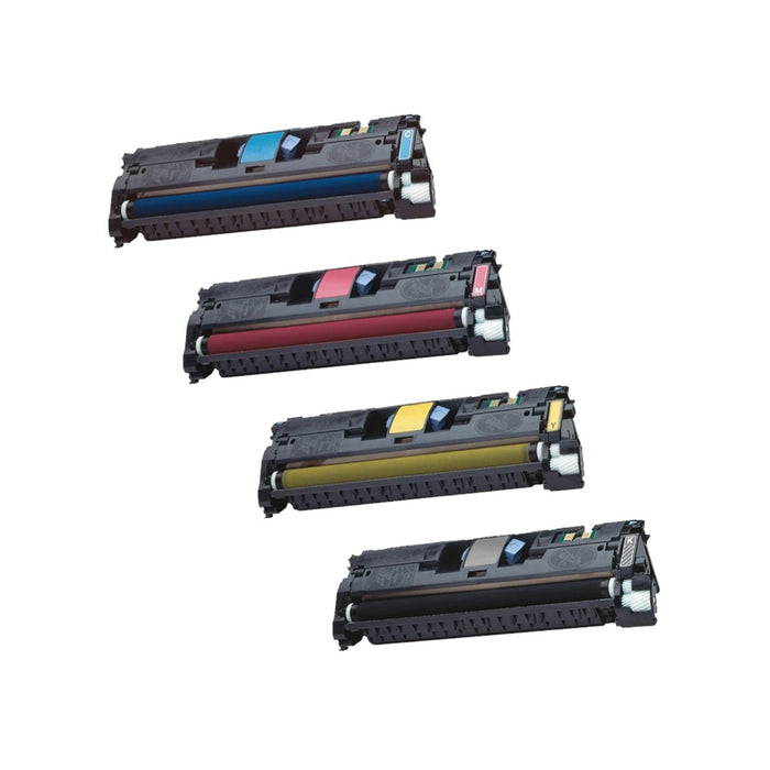 Compatible HP 122A Black, Cyan, Magenta, Yellow Toner Cartridges