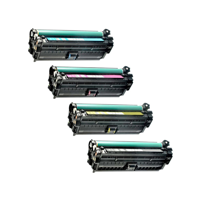 Compatible HP 307A Black, Cyan, Magenta, Yellow Toner Cartridges