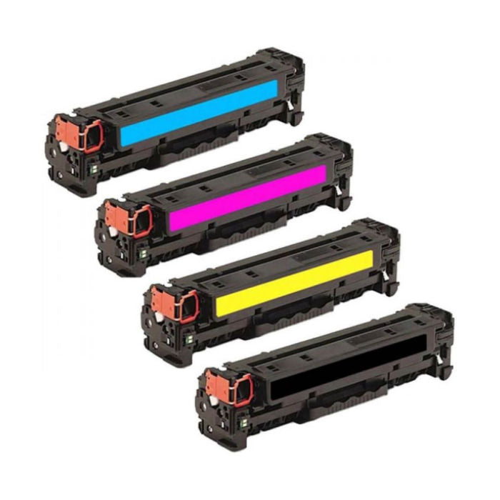 Compatible HP 312A Black, Cyan, Magenta, Yellow Toner Cartridges