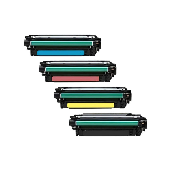 Compatible HP 646A Black, Cyan, Magenta, Yellow Toner Cartridges