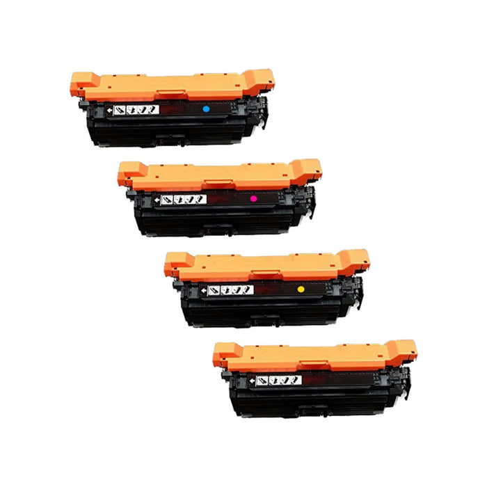 Compatible HP 654X Black, Cyan, Magenta, Yellow Toner Cartridges