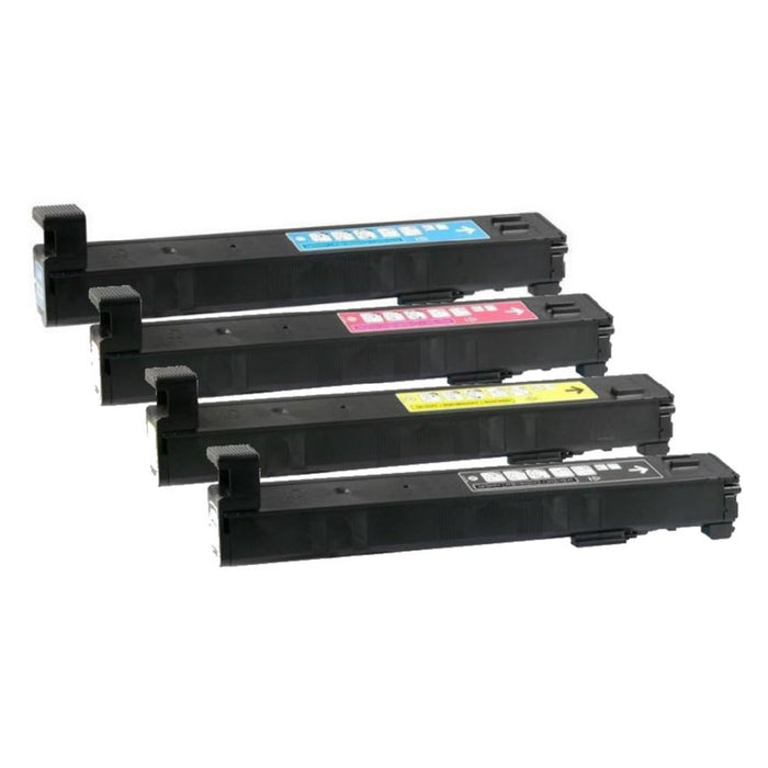 Remanufactured HP 827A Black, Cyan, Magenta, Yellow Toner Cartridges