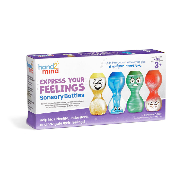 Hand2Mind HTM94488 Express Your Feelings Sensory Bottles