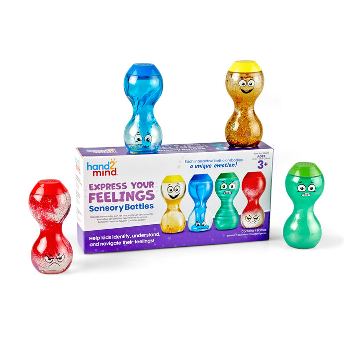 Hand2Mind HTM94488 Express Your Feelings Sensory Bottles