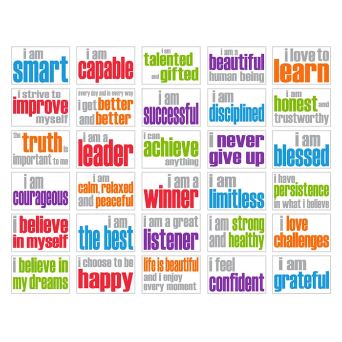 Inspired Minds ISM523CS30 Card Stock Posters, Set of 30, English