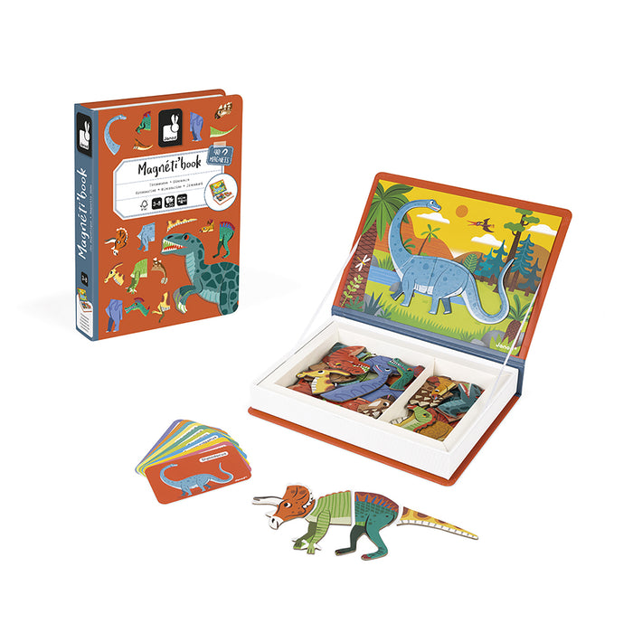 Janod JND02590 Magneti'book - Dinosaurs