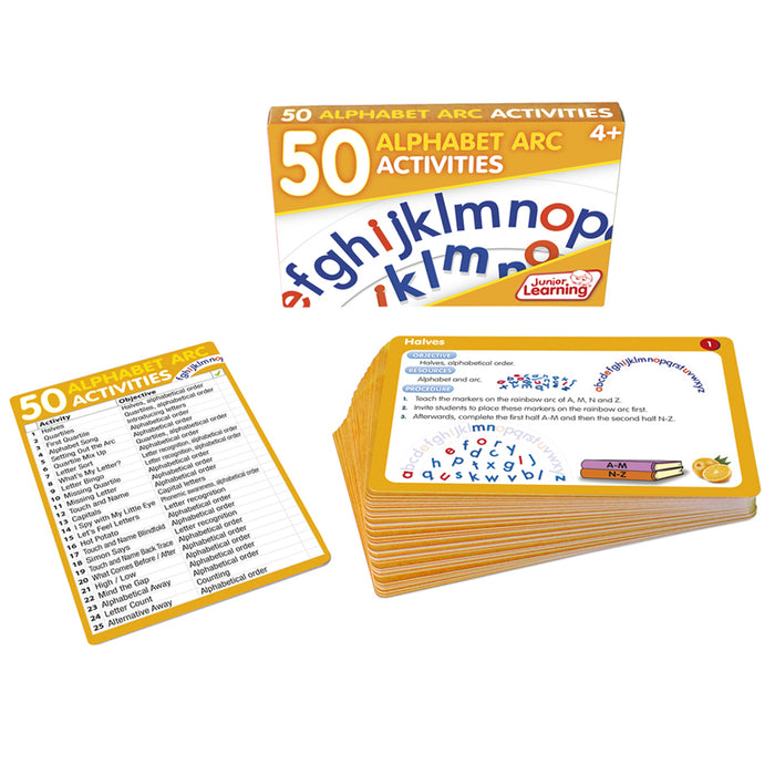 Junior Learning JRL356 Language Arts Activity Cards, Alphabet Arc