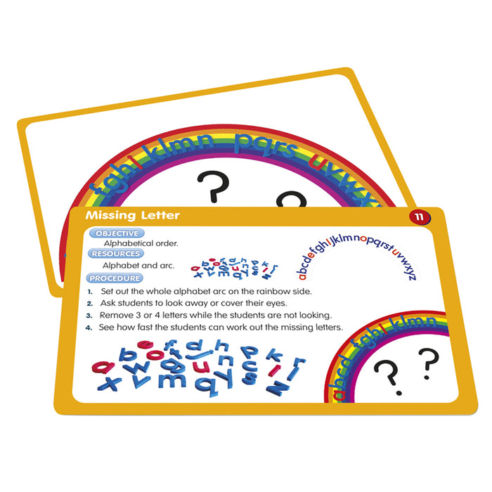 Junior Learning JRL356 Language Arts Activity Cards, Alphabet Arc
