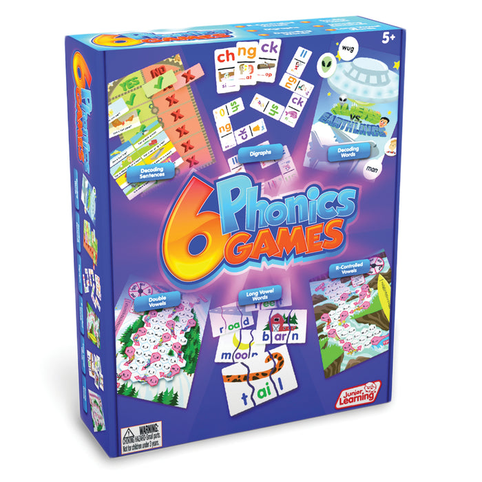 Junior Learning JRL401 6 Phonics Games