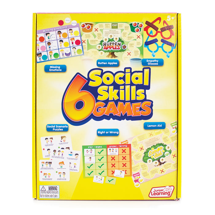 Junior Learning JRL413 6 Social Skills Games
