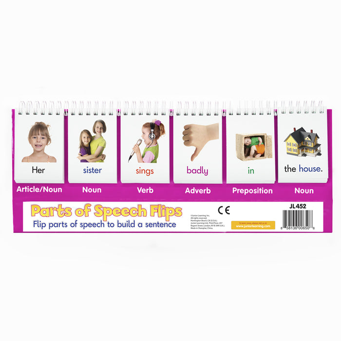 Junior Learning JRL452 Parts of Speech Flips
