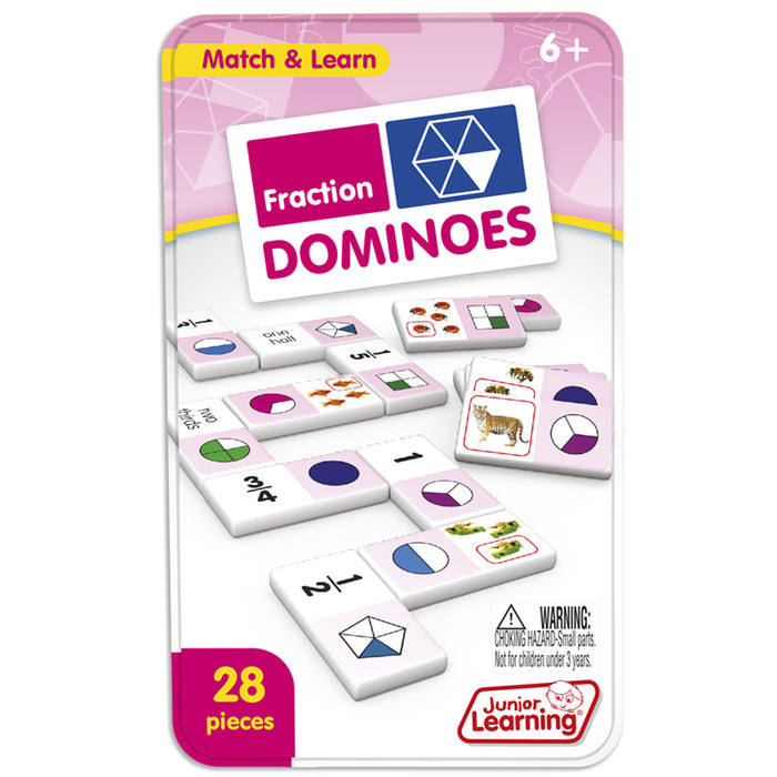 Junior Learning JRL485 Fractions Dominoes