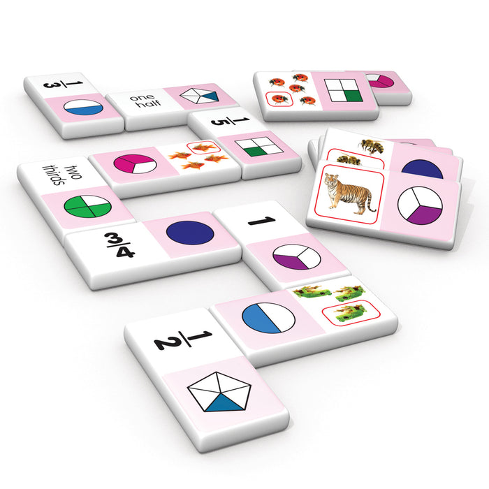 Junior Learning JRL485 Fractions Dominoes