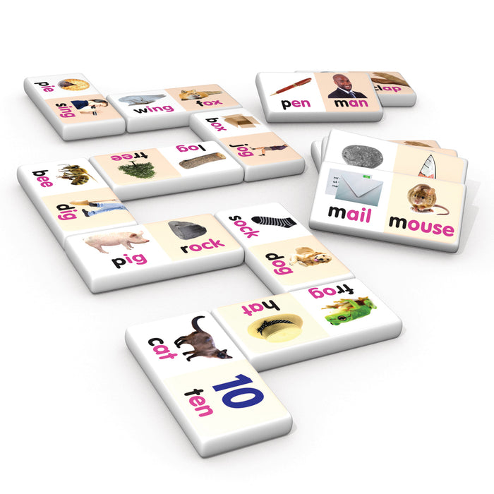 Junior Learning JRL490 Rhyming Words Dominoes