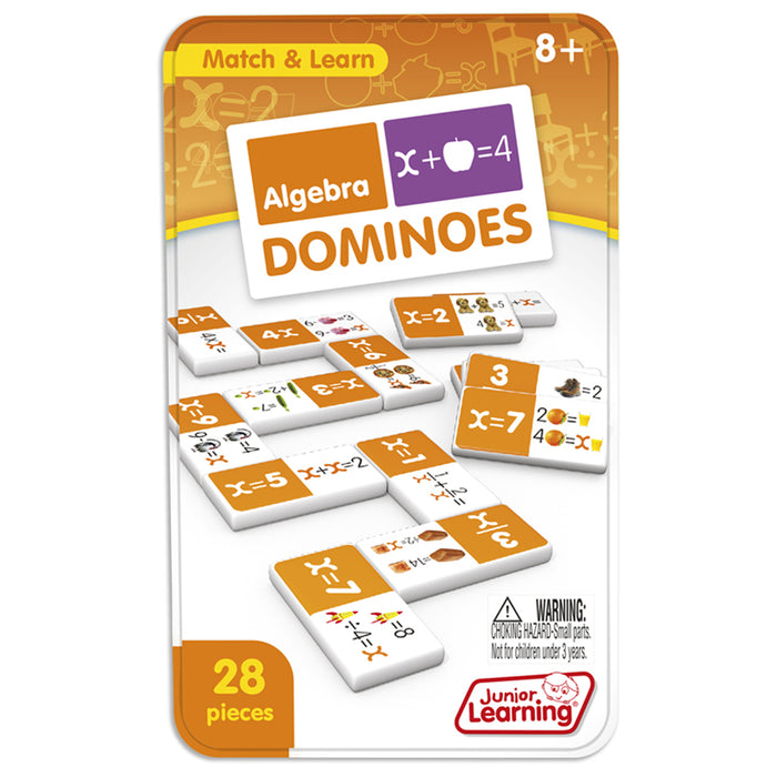 Junior Learning JRL497 Algebra Dominoes