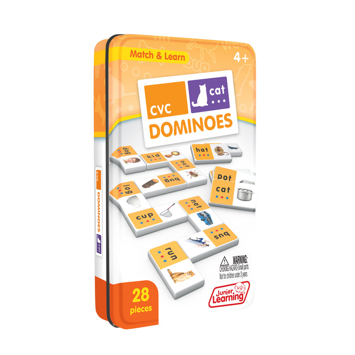 Junior Learning JRL669 CVC Match & Learn Dominoes