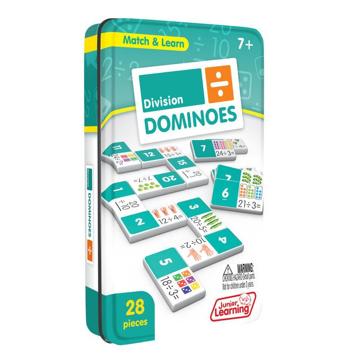 Junior Learning JRL671 Division Match & Learn Dominoes
