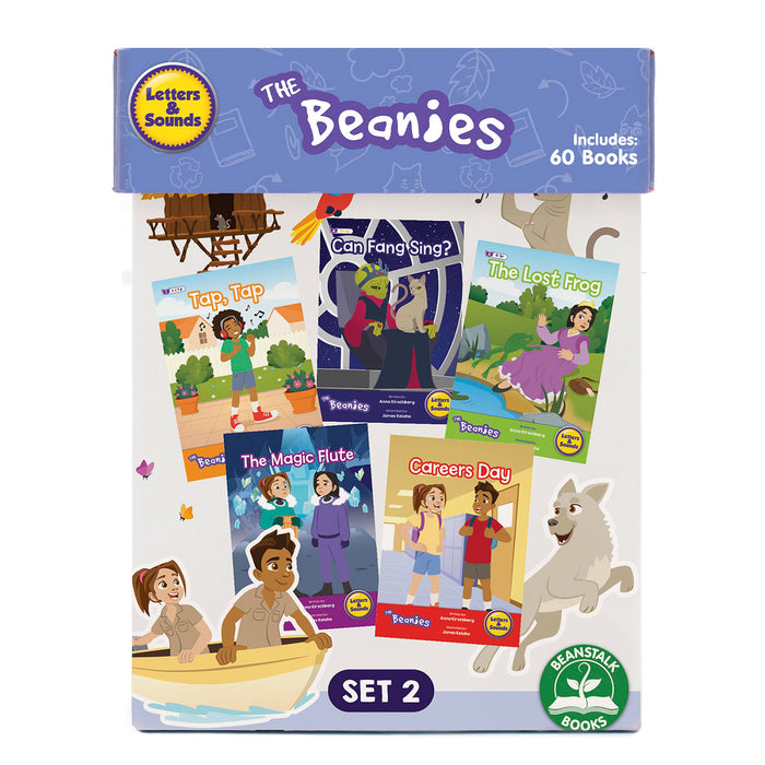 Beanstalk Books JRLBB158 The Beanies Hi-Lo Diversity Decodable Boxed Set 2
