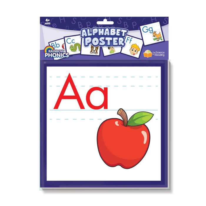 Junior Learning JRLRP113 Rainbow Phonics Alphabet Poster