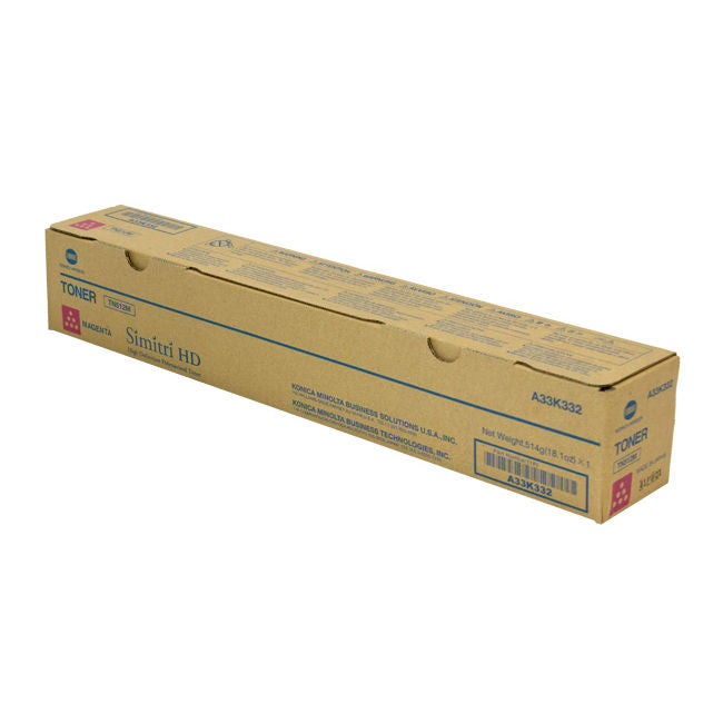 OEM Konica Minolta TN512M (A33K332) Toner Cartridge, Magenta 26K Yield
