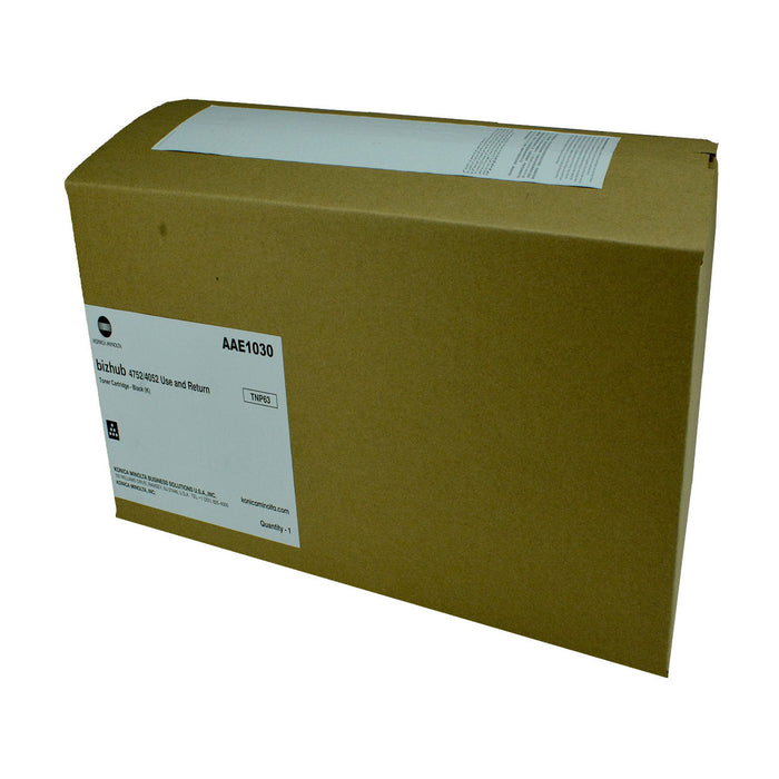 OEM Konica Minolta TNP63 (AAE1030) Toner Cartridge, Black 25K Yield