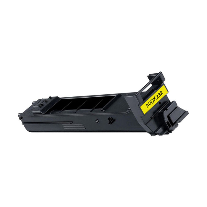 Compatible Konica Minolta A0DK232 Yellow Toner Cartridge