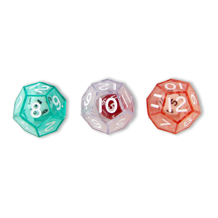 Koplow Games KOP12602 12-Sided Double Dice, Box of 40